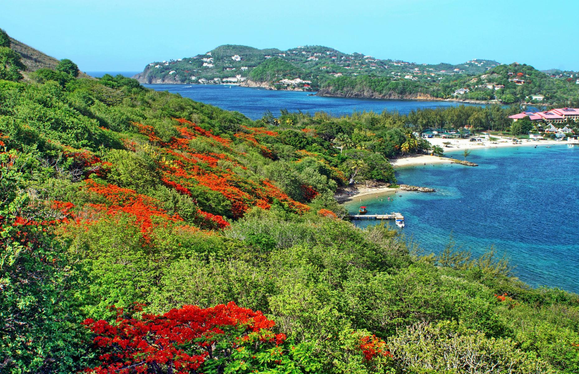 13. Rodney Bay, Saint Lucia: £105.36